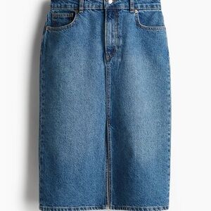 H&M Blue Denim Skirt